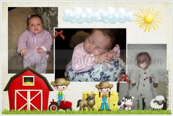 15 montagens 10x15 - Estilo Scrapbook